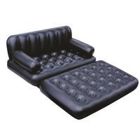 Bestway Double Multifunctional Inflatable Couch Sofa With Electric Pump, Black 188X152X64 - 75056