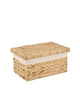 Homesmiths Water Hyacinth Small Storage Box 41.5 x 27.5 x 20 cm