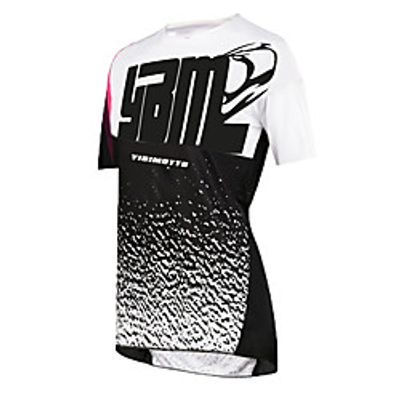 CAWANFLY Women's Short Sleeve Cycling Jersey Summer BlackWhite Bike Top Mountain Bike MTB Road Bike Cycling Quick Dry Breathable Sports Clothing Apparel  Micro-elastic Lightinthebox