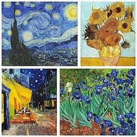 1pc Landscape DIY Diamond Painting Van Gogh Famous Painting Series Starry Sky Diamond Painting Handcraft Home Gift Without Frame Lightinthebox - thumbnail