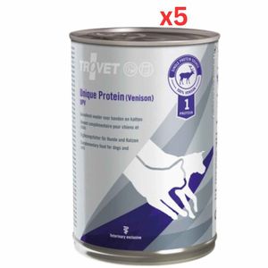 Trovet Unique Protein Venison Dog & Cat Wet Food Can 400G (Pack Of 5)