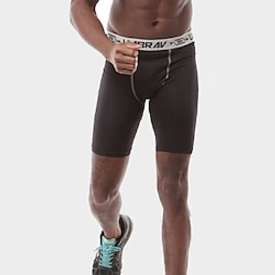 Men's Athletic Shorts Compression Shorts Running Shorts Gym Shorts Going out Weekend Breathable Quick Dry High Stretch Elastic Waist Plain Short Gymnatics Casual Activewear Black Lightinthebox