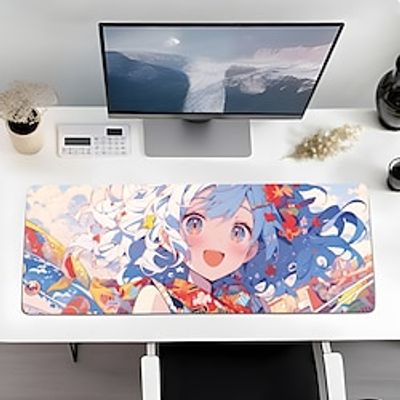 Large Gaming Mouse Mat, 8030cm(3212) Extended Large Size Mouse Pad,House Decor,Non-slip Rubber base, Compatible with Laser and Optical Mice miniinthebox