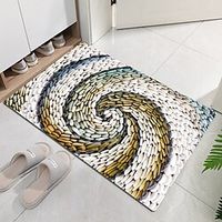 Colorful Stone Pebble Pattern Flannel Fabric Print Home Entrance Mattress Bathroom Mattress Mattress Lightinthebox - thumbnail