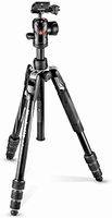 Manfrotto Advanced Aluminum Travel Tripod twist, ball head (black), B07839ZHPB