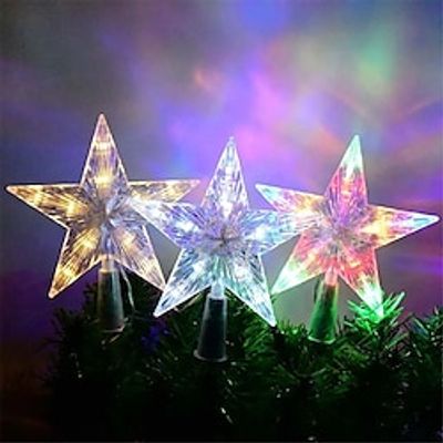 Christmas LED Transparent Five-pointed Star Tree Toppers Merry Christmas Tree Decorations for Home Xmas Ornaments Navidad Props 1PC Lightinthebox Christmas LED Transparent Five-pointed Star Tree Toppers Merry Christmas Tree Decorations for Home Xmas Ornaments Navidad Props 1PC Lightinthebox