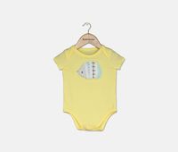 Baby Boys Hedgehog Bodysuit  Yellow Petal - thumbnail