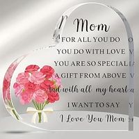 Acrylic Heart Plaque Birthday Gifts Christmas Gift For Mom Meaningful Gifts Table Centerpiece Decor Art Craft Ornament Gift Home Decor Memorial Gift Table Centerpieces Remembrance Dcor Lightinthebox Acrylic Heart Plaque Birthday Gifts Christmas Gift For Mom Meaningful Gifts Table Centerpiece Decor Art Craft Ornament Gift Home Decor Memorial Gift Table Centerpieces Remembrance Dcor Lightinthebox