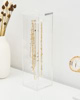 HS Vanity Acrylic Necklace Display Stand Clear HS Vanity Acrylic Necklace Display Stand Clear