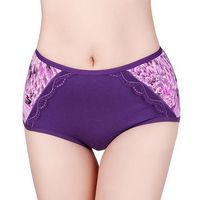 Sexy Soft Breathable Stretchy Bamboo Fiber Panties Mid Waist Underwear For Women