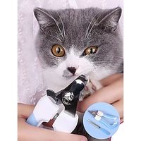 Dog Cat Grooming Nail Brush Shedding Tools Plastic Stainless steel Scissor Nail Clipper Nail File Nail Cap Portable Wireless Washable Travel Casual Pet Grooming Supplies Multicolor Two-piece Suit Lightinthebox - thumbnail