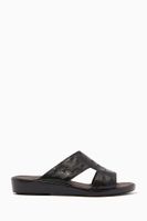 Western Arca Sandals in Ostrich Leather Western Arca Sandals in Ostrich Leather