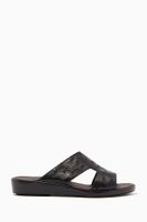 Western Arca Sandals in Ostrich Leather - thumbnail