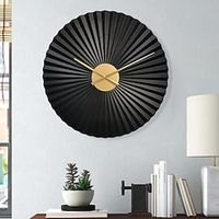 Creative Organ Fold Wall Clock,Modern Round Decorative Wall Clock Silent Non-Ticking Metal Iron Wall Clock for Living Room Bedroom Hotel Porch,Gold,406080cm Lightinthebox