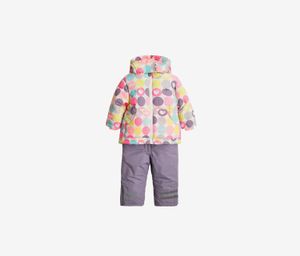 Toddlers Girls 2 pc Snowsuit  Purple/Pink/White Combo