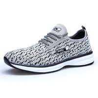 Men Breathable Knitted Fabric Slip Resistant Sneakers