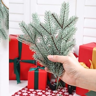 30pcs Christmas Xmas Pine Tree Snow Branch Garland miniinthebox