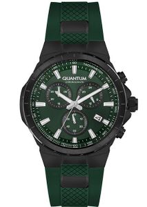 Quantum Men's Chronograph Green Dial Watch - HNG814.675