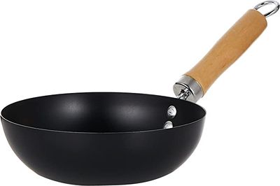 Prestige 2724296578903 Wok Pan, Black, 20 Cm, W 38.4 X H 23.8 D 7.2 Aluminum-(PR42254)