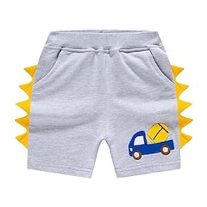 Kids Boys Shorts Blue Gray Print Spring Summer Active Sport 3-10 Years Lightinthebox