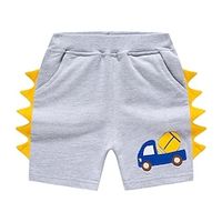 Kids Boys Shorts Blue Gray Print Spring Summer Active Sport 3-10 Years Lightinthebox - thumbnail