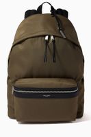City Backpack in Nylon Canvas & Leather - thumbnail