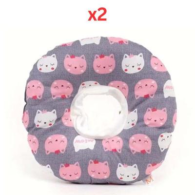 Cozy Paws Soft Pet Recovery Collar Medium - Cute Cat (Pack of 2)