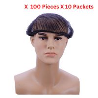 Hotpack Bouffant Cap Black Color 100 Pieces - NCAPBLACK
