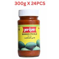 Priya Mango Pickle In Oil 300g Pack of 24