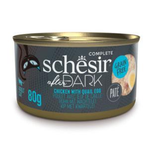 Schesir After Dark Pate For Cat - Chicken With Quail Egg - 80G