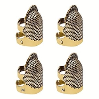 1pcs Sewing Thimble Finger Protector, Adjustable Finger Metal Shield Protector, Sewing Quilting Accessories. miniinthebox
