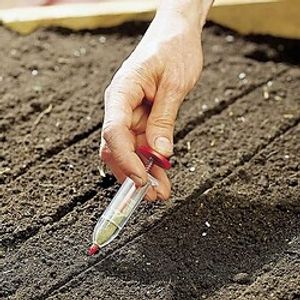Mini Seed Sower, Manual Handheld Mini Seedmaster Mini Sowing Seed Dispenser Small Seed Spreader, Ensures Even Seed Distribution, Garden Planter for Garden, Carrot, Lettuce, Kale, Radish Seed Lightinthebox