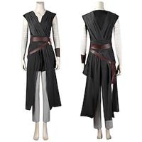 Star Wars Rey Skywalker Superhero Cosplay Costume Outfits Women's Movie Cosplay Cosplay Black Halloween Carnival Masquerade Event / Party Masquerade Top Pants Sleeves Lightinthebox