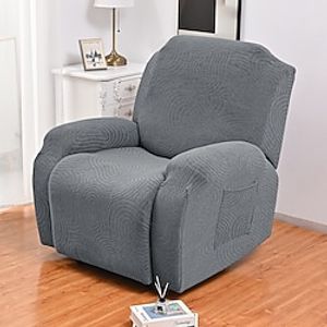 Stretch Recliner Couch Cover 1Seat Jacquard Recliner Chair Slipcovers with Pockets Sofa Cover Recliner Lazy Boy Furniture Protector for Living Room Lightinthebox