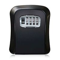 Decoration Password Key Box Cross-border Arc Aluminum Alloy Wall-mounted Password Box Construction Site Homestay Door Key Box 115X63MM Lightinthebox - thumbnail