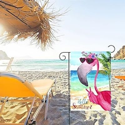 1pcs Garden Flag Summer Garden Flag Floral Spring Double Sided Vertical Rustic Farmhouse Yard Seasonal Holiday Outdoor Decor. Lightinthebox