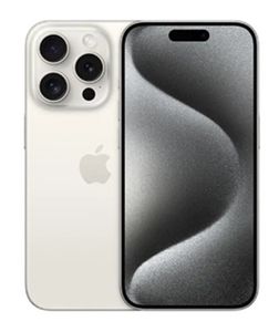 Apple iPhone 15 Pro Max (Physical Dual Sim - HK) 6.7 inch, 256GB, 8GB, White Titanium with FaceTime