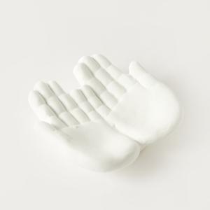 Hand-Shaped Ceramic Decorative Object