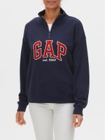 Half-Zip Logo Pullover Sweater - thumbnail