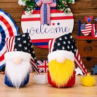 Elevate Your Independence Day Celebration with this Adorable American Gnome Figurine - Featuring a Patriotic Long Hat and No-Face Doll Design for The Fourth of July/Memorial Day Lightinthebox