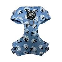 Bud & Billy Dog Harness Adjustable Breathable Vest Blue & White - XXS-XL