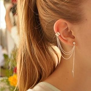 1pc Stud Earrings Mismatch Earrings For Women's Party Evening Street Gift Alloy Tassel Fringe Lightinthebox