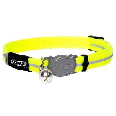 Rogz Alley Cat Reflective Cat Collar Small - Dayglo