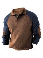 Men's Outdoor Raglan Sleeves Casual Polo Tee Men's Outdoor Raglan Sleeves Casual Polo Tee