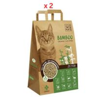 M-Pets Bamboo Organic & Biodegradable Cat Litter 10L (Pack of 2)