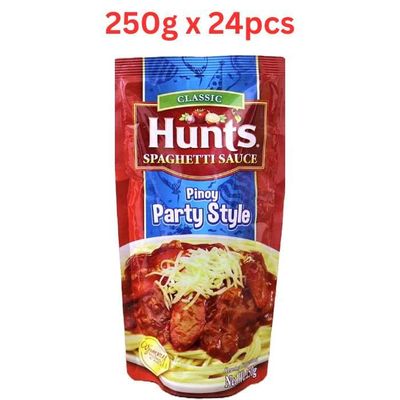 Hunts Classic Spaghetti Sauce Pinoy Party Style, 250 Gm Pack Of 24 (UAE Delivery Only) Hunts Classic Spaghetti Sauce Pinoy Party Style, 250 Gm Pack Of 24 (UAE Delivery Only)