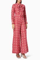 Dabu Silk Jumpsuit - thumbnail