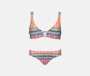 Reversible Classic Bikini 2 Piece Set  Blue Combo