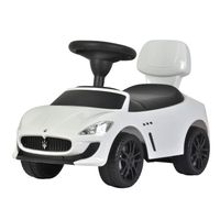 Megastar Ride On Licensed Maserati Push Car - White (UAE Delivery Only)