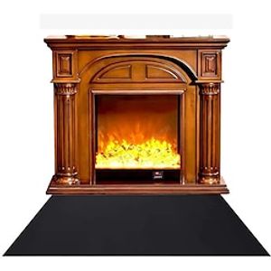 Rectangular Fireplace Fireproof Mat, Portable Outdoor Barbecue Mat, Fireplace Bottom Carpet, Indoor And Outdoor Floor Protection Carpet miniinthebox